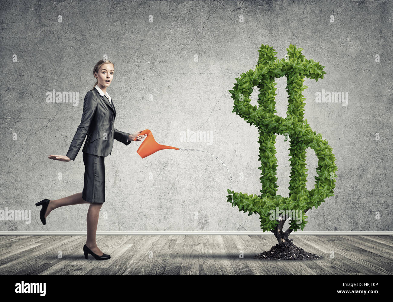 Make your money grow Stock Photo Alamy