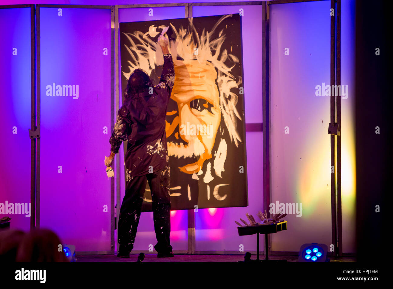 Michael Israel performs his 'Concert of Art' at David Lawrence Center
