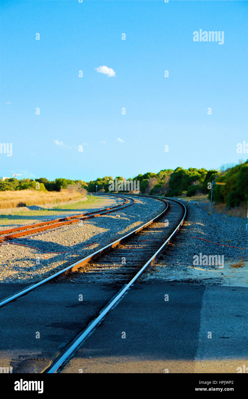 Two railway Stock Photo