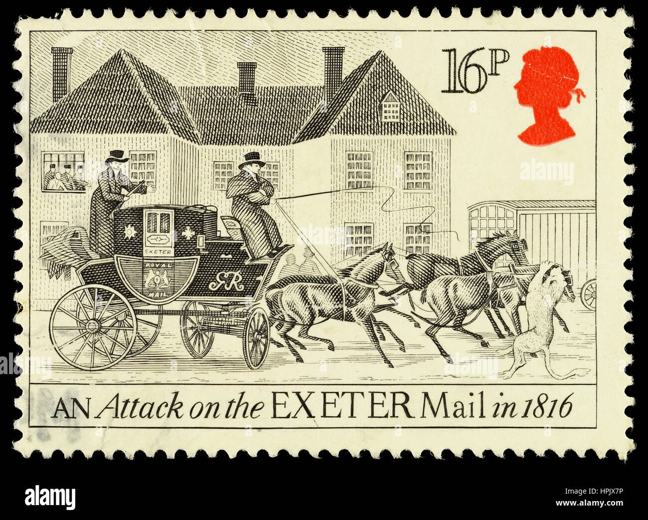 UNITED KINGDOM - CIRCA 1984: A used postage stamp printed in Britain ...