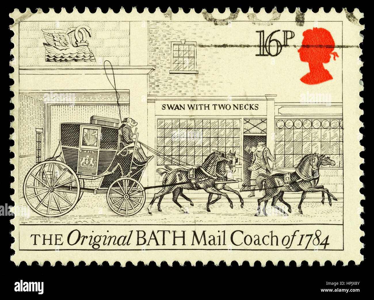 UNITED KINGDOM - CIRCA 1984: A used postage stamp printed in Britain ...