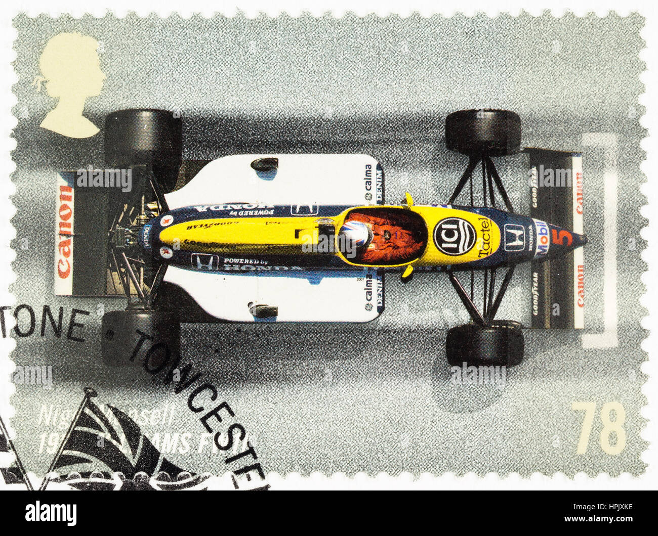 Nigel mansell british grand prix hi-res stock photography and