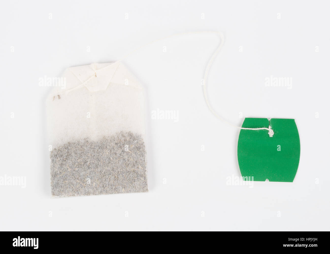 Tea bag isolated on the white background Stock Photo