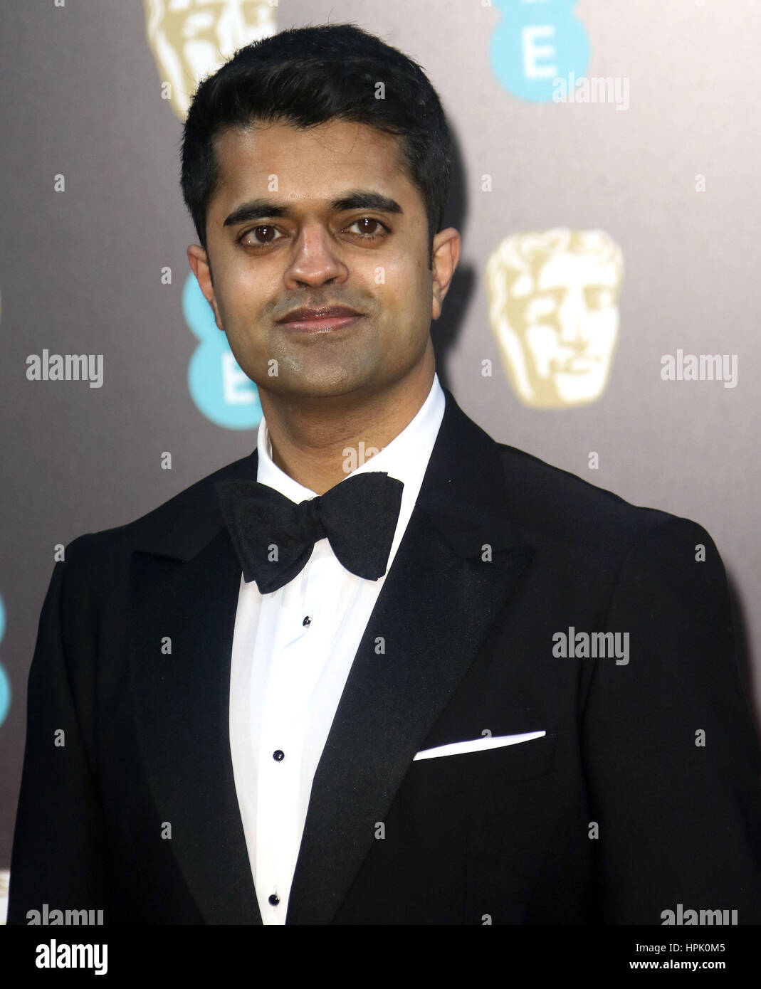 Feb 12, 2017  - Divian Ladwa attending EE British Academy Film Awards 2017 at Royal Opera House in London, England, UK Stock Photo
