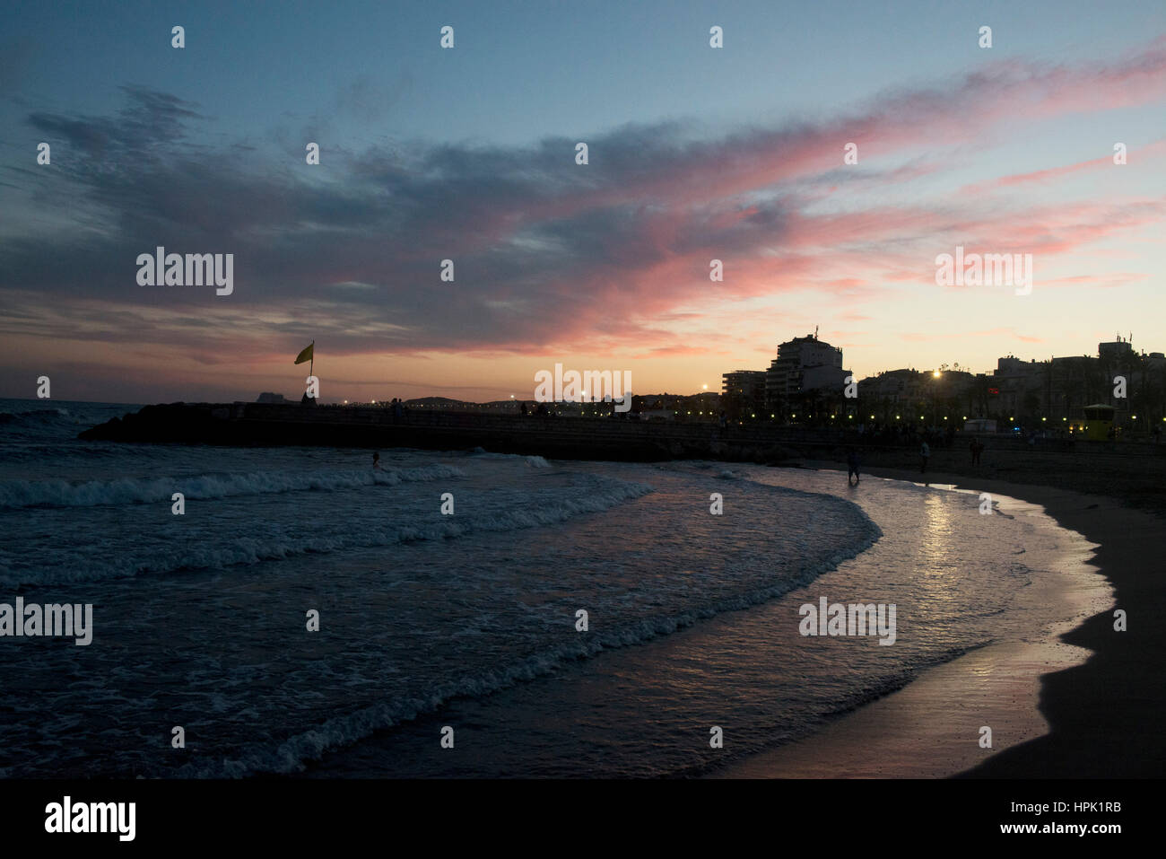 Sitges on the costa brava near Barcelona, is a resort for families.Also