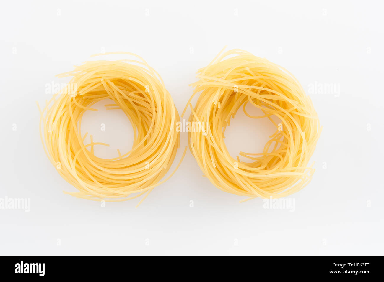 classical dry italian pasta Stock Photo