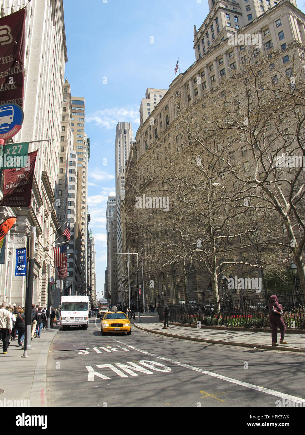 Quiet Rivers Street Quiet Street in New York City Stock Photo - Alamy