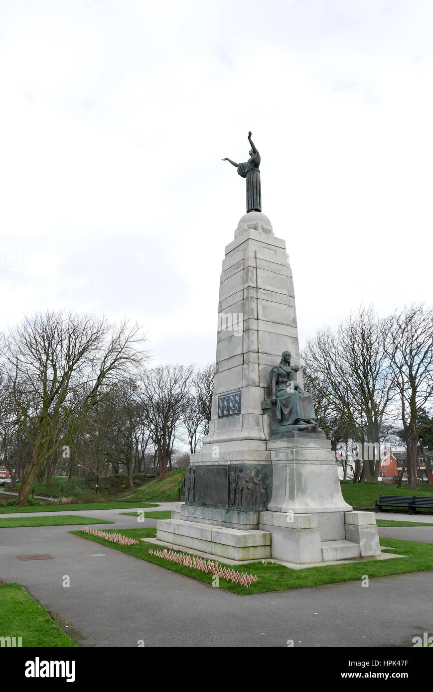 War memorial in Ashton Gardens St Annes,Lancashire,UK Stock Photo Alamy