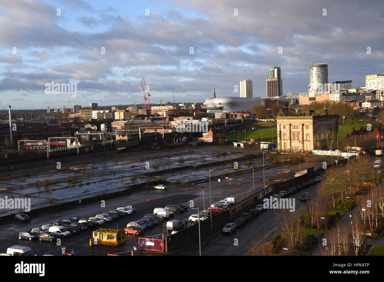 HS2 phase 1, Terminal site, Curzon Street, Birmingham, West Midlands, UK. Credit: Larry Warr/Alamy Live News Stock Photo
