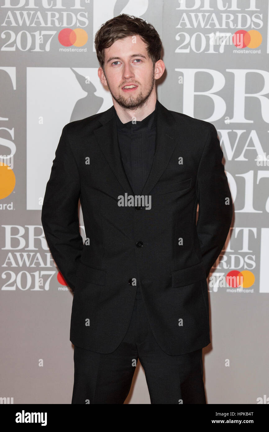 London, UK. 22nd Feb, 2017. Alan Walker. Red carpet arrivals for the 2017  BRIT Awards at the O2 Arena. Credit: Bettina Strenske/Alamy Live News Stock  Photo - Alamy