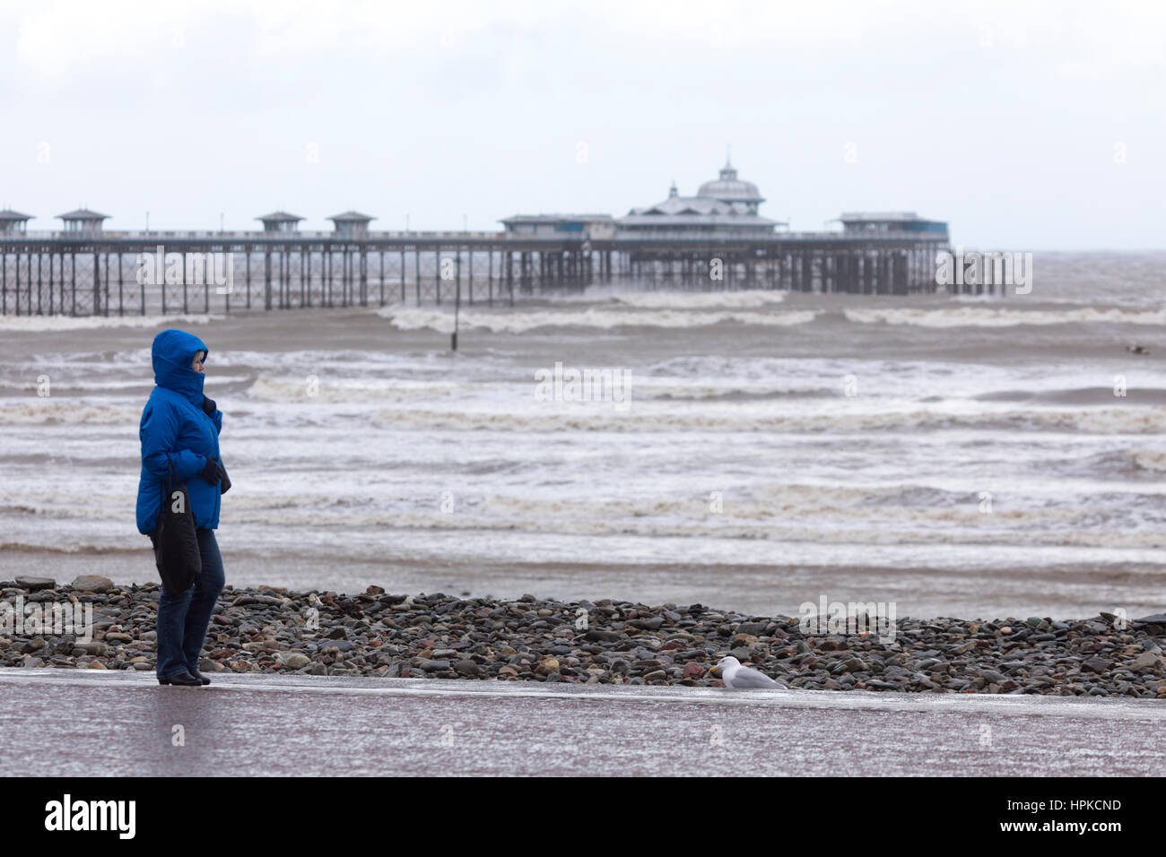 Llandudno Storm Weather High Resolution Stock Photography And Images Alamy
