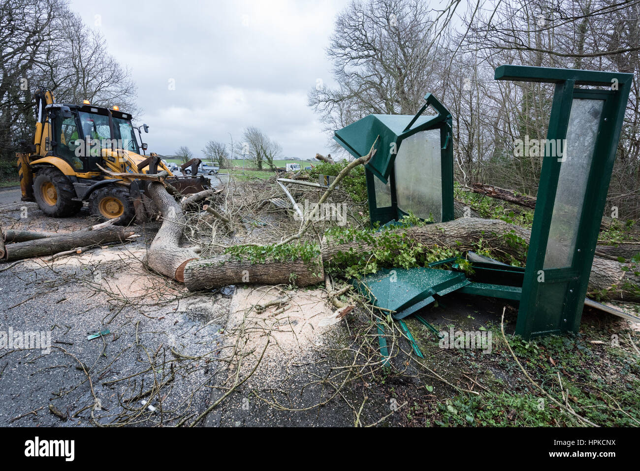 Shelter From Storm With Devices >> Wind Blown Tree Crushes Bus Stop Shelter During Storm Doris Stock Shelter From Storm With Devices >> Wind Blown Tree Crushes Bus Stop Shelter During Storm Doris Stock