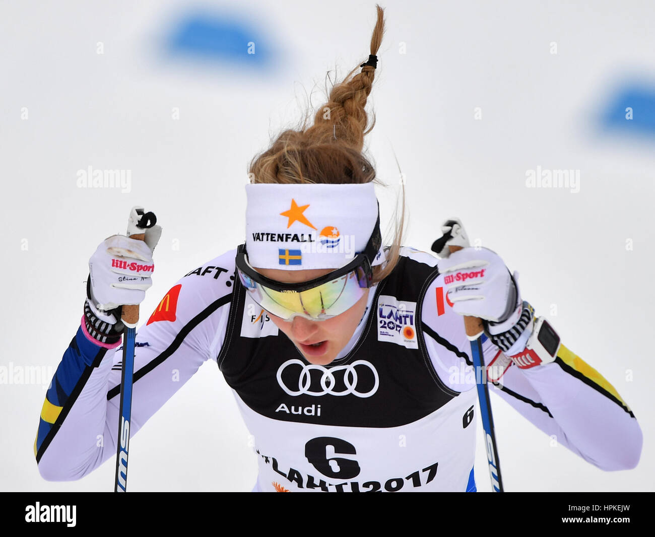 Lahti Finland 23rd Feb 2017 Swedish Athlete Stina Nilsson In Stock Photo Alamy