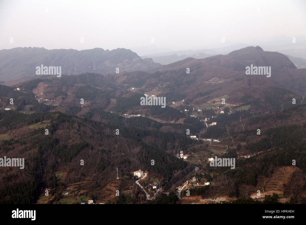 Guangyuan, Guangyuan, China. 23rd Feb, 2017. Guangyuan, CHINA-February 23 2017: (EDITORIAL USE ONLY. CHINA OUT) .The Jianmen Pass is a mountain pass located southwest of the city of Guangyuan in southwest China's Sichuan Province. The natural pass is formed by cliffs on the sides of mountains.Jianmen Pass is called the No.1 Impregnable Pass in the world for its magnificence and danger, praised as the National Forest Park for its quietness and beauty and honored as National Natural and Cultural Heritage for its historic site. Jianmen Pass is also listed in 5A Level Scenic Spots. Visitors Stock Photo