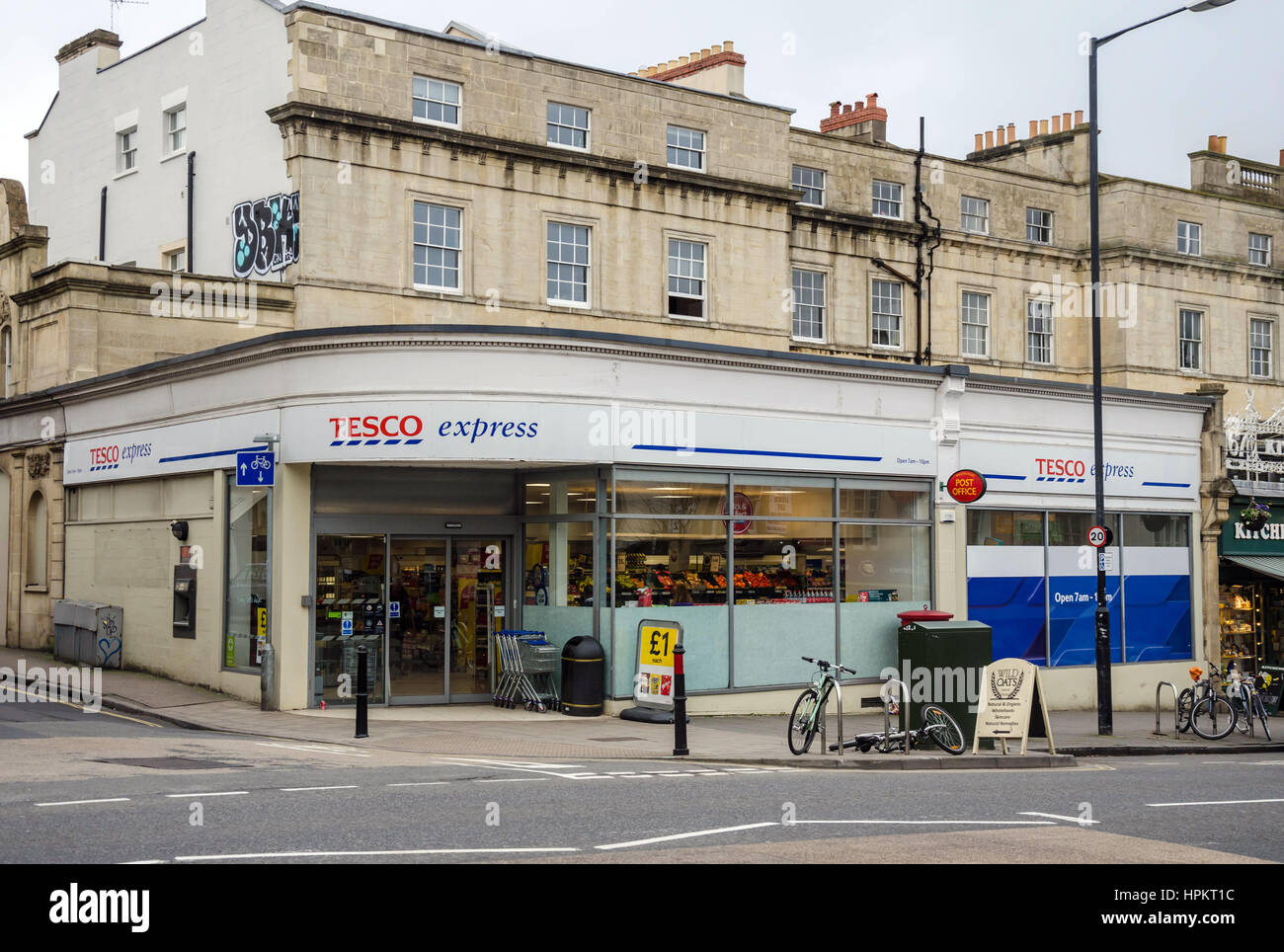 A Tesco Express store on Whiteladies Road in Bristol. Stock Photo