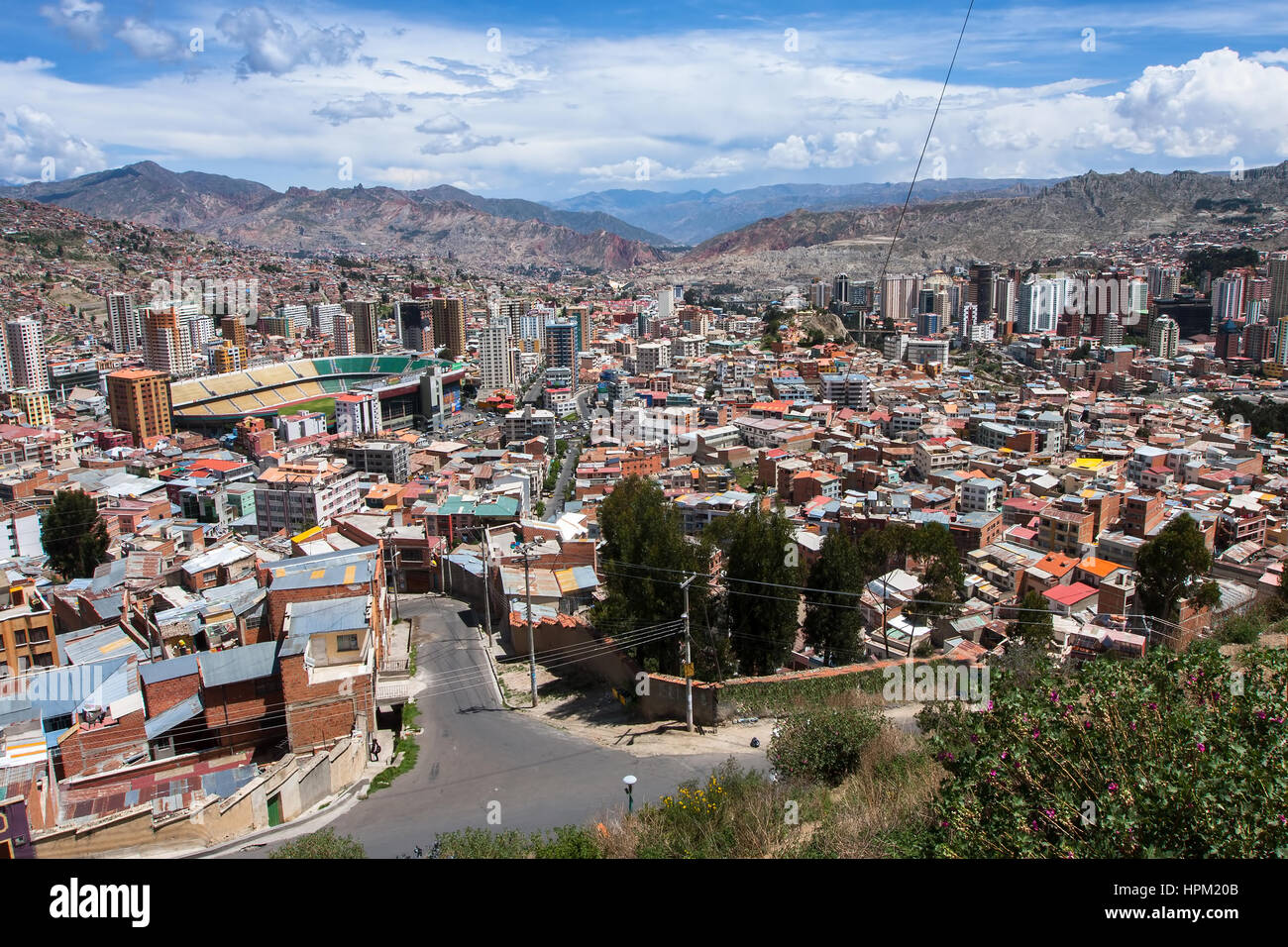 Top view la paz hi-res stock photography and images - Alamy