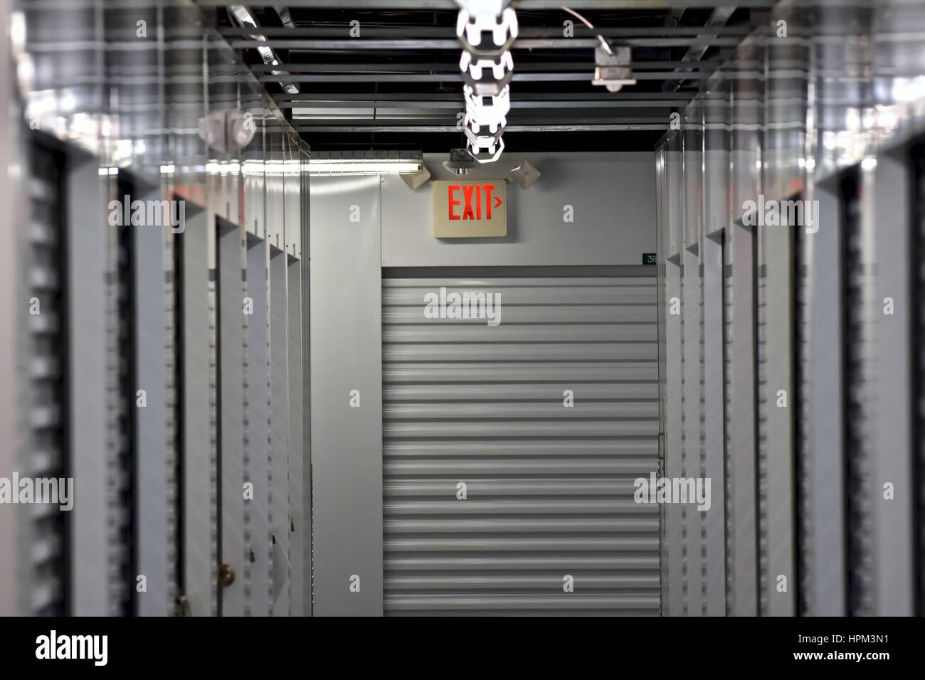 Climate control self storage unit Stock Photo Alamy