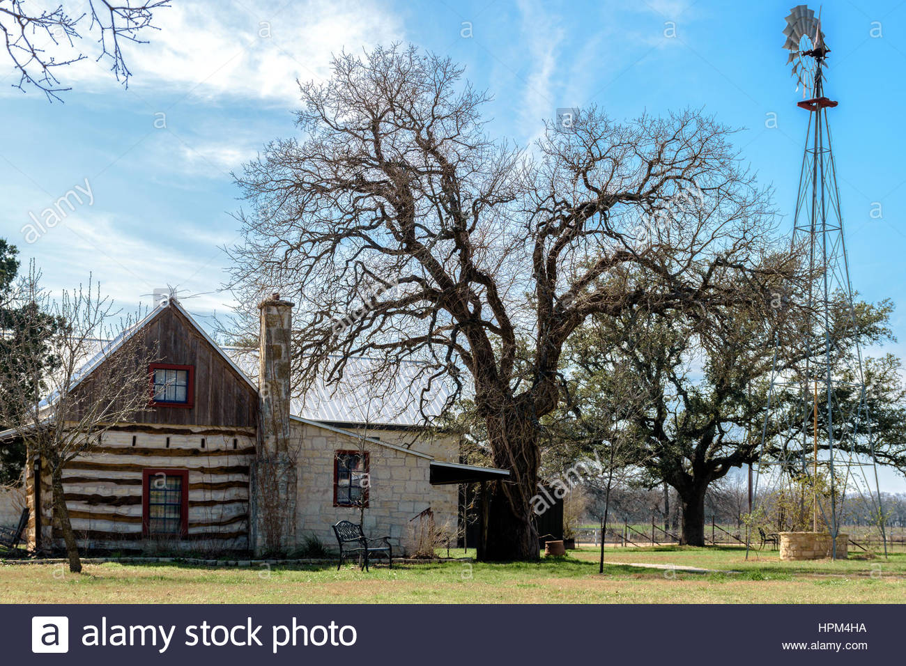 Beautiful Log Cabin Located In The Texas Hill Country This Region