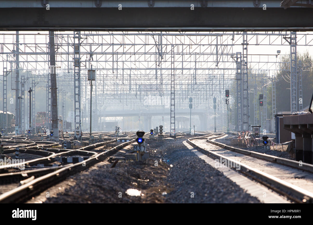 Rail junction hi-res stock photography and images - Alamy