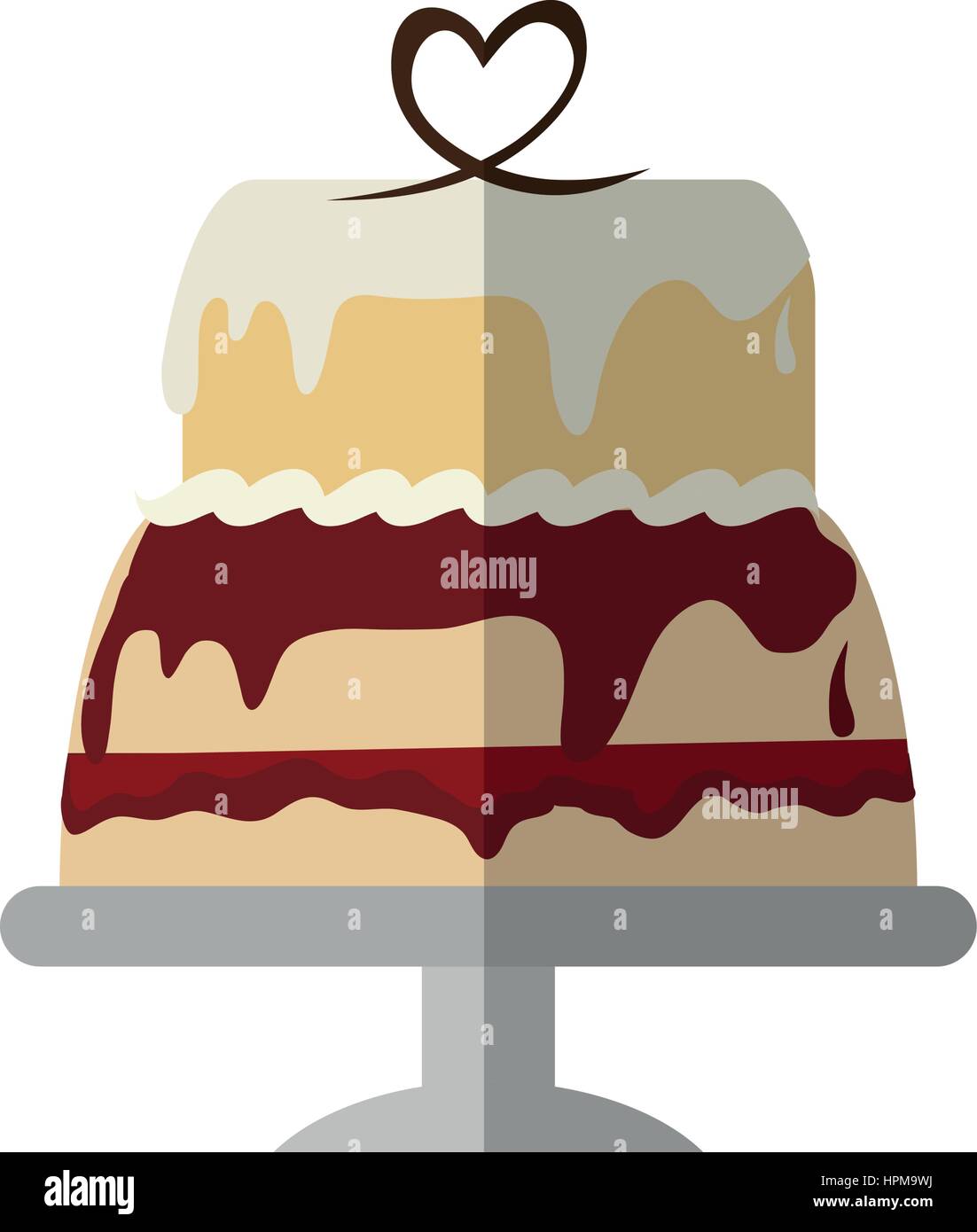 sweet cake icon Stock Vector Image & Art - Alamy
