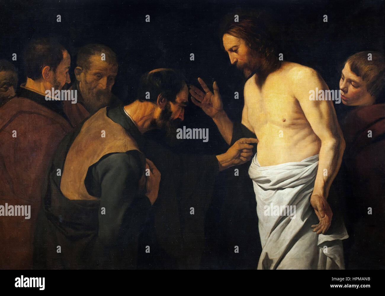Leendert van der Cooghen - The Doubting Thomas Stock Photo