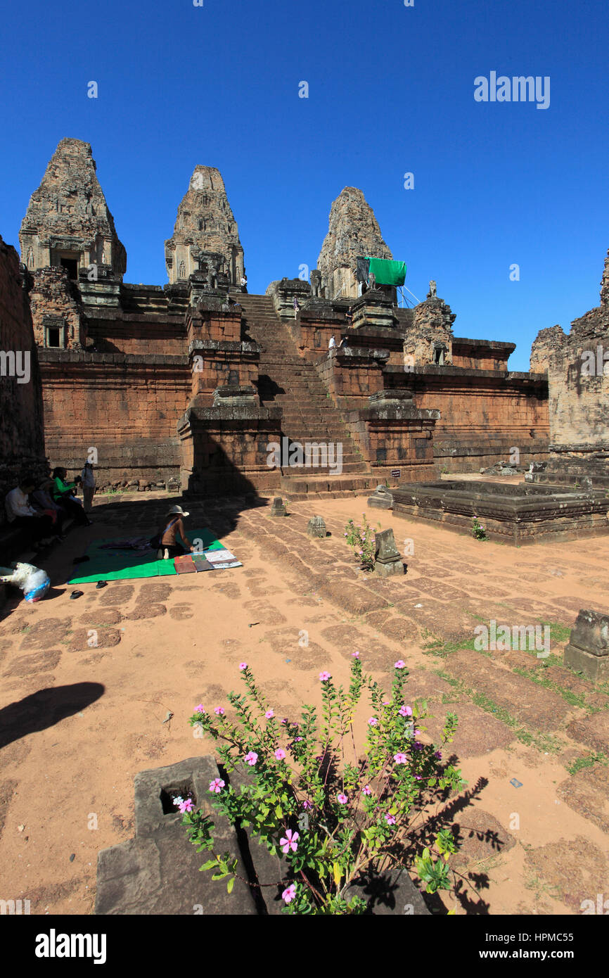 Cambodia, Angkor, Pre Rup, hindu temple, Stock Photo