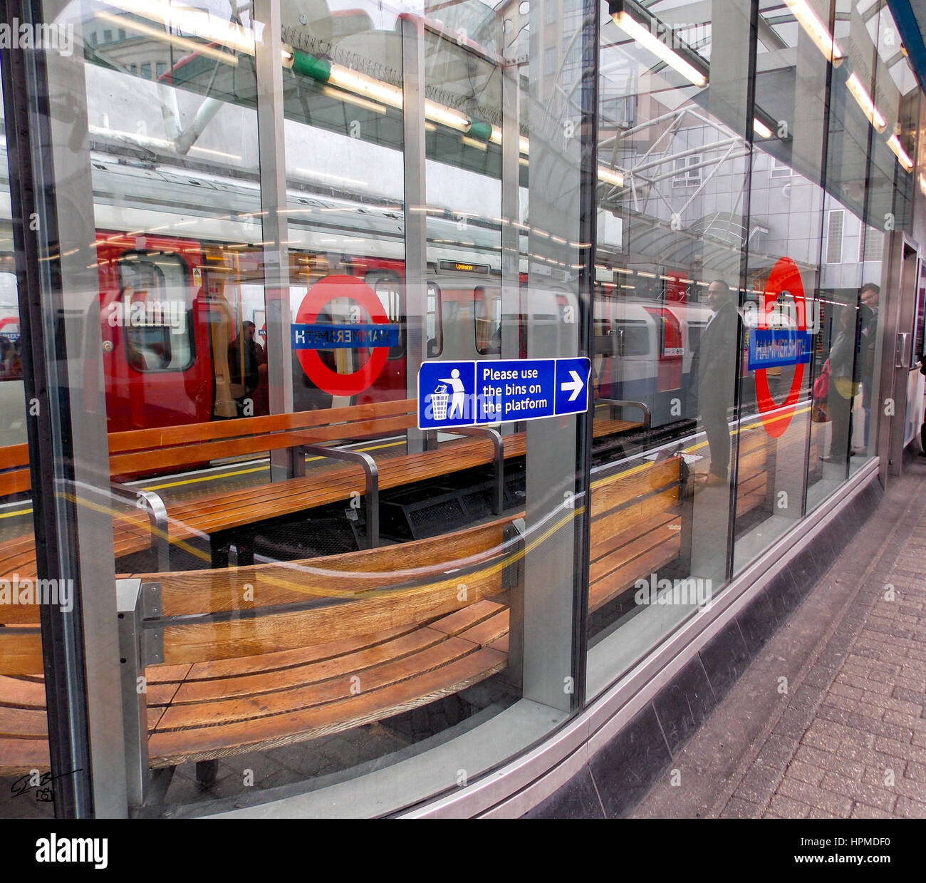 Hammersmith station Stock Photo