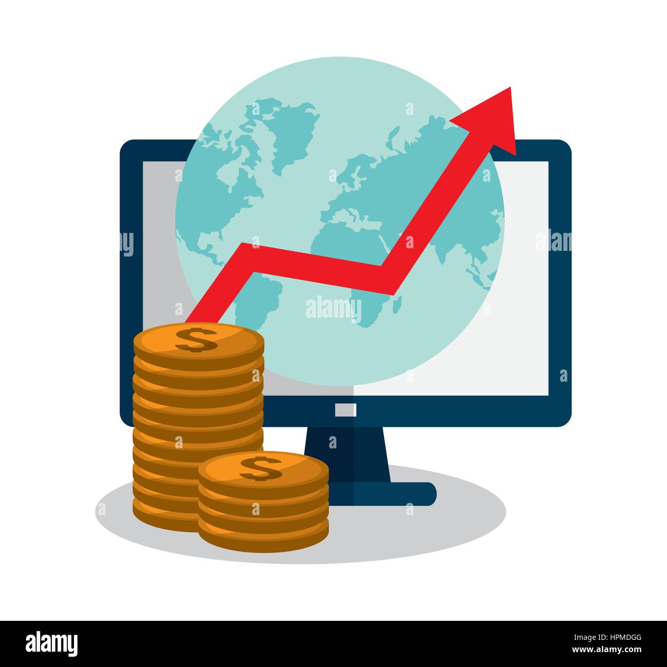 Money economy related image Stock Vector Images - Alamy