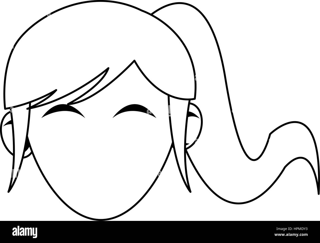 faceless head of woman icon image Stock Vector Image & Art Alamy
