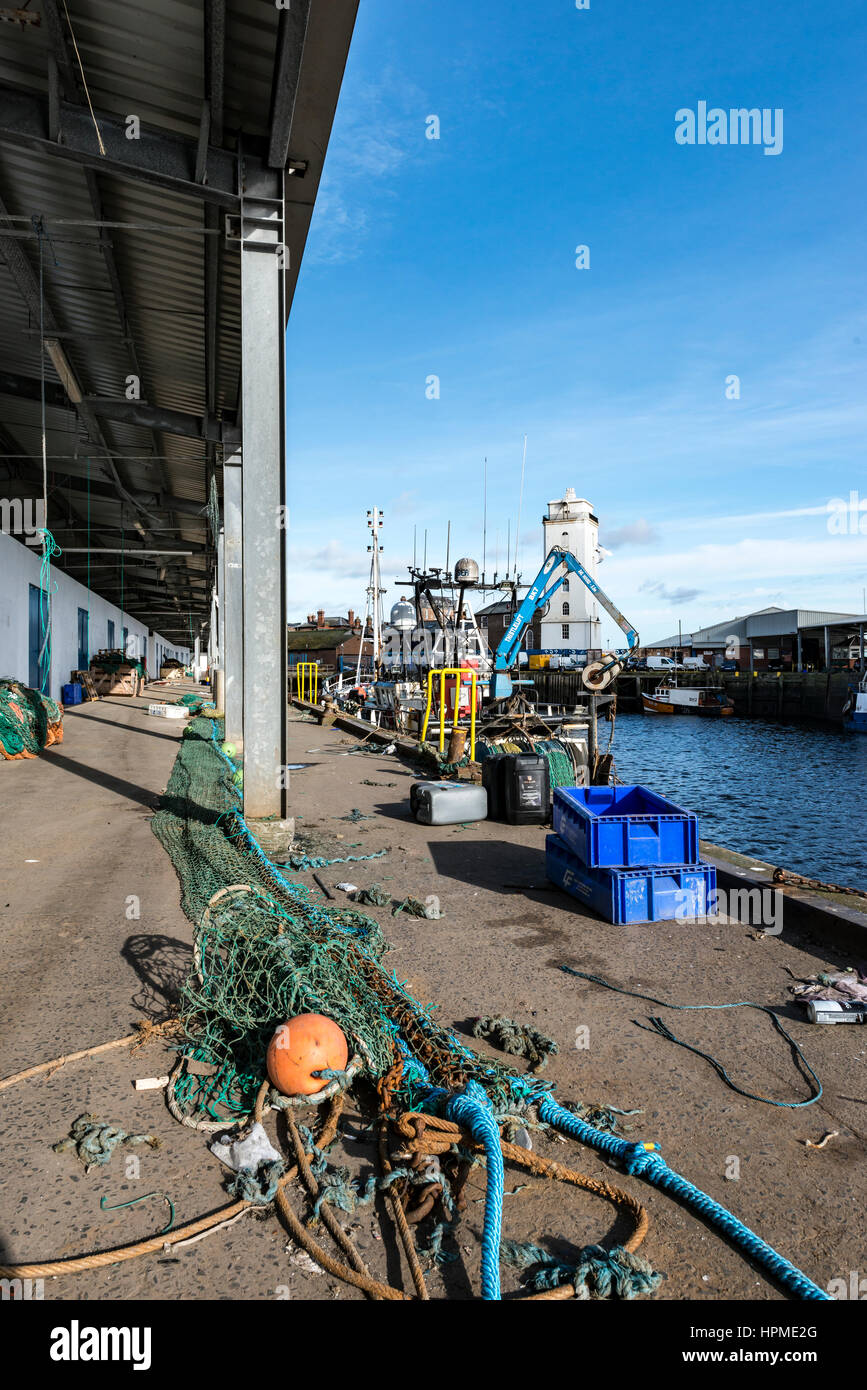 North Shields Fish Quay Stock Photo Alamy
