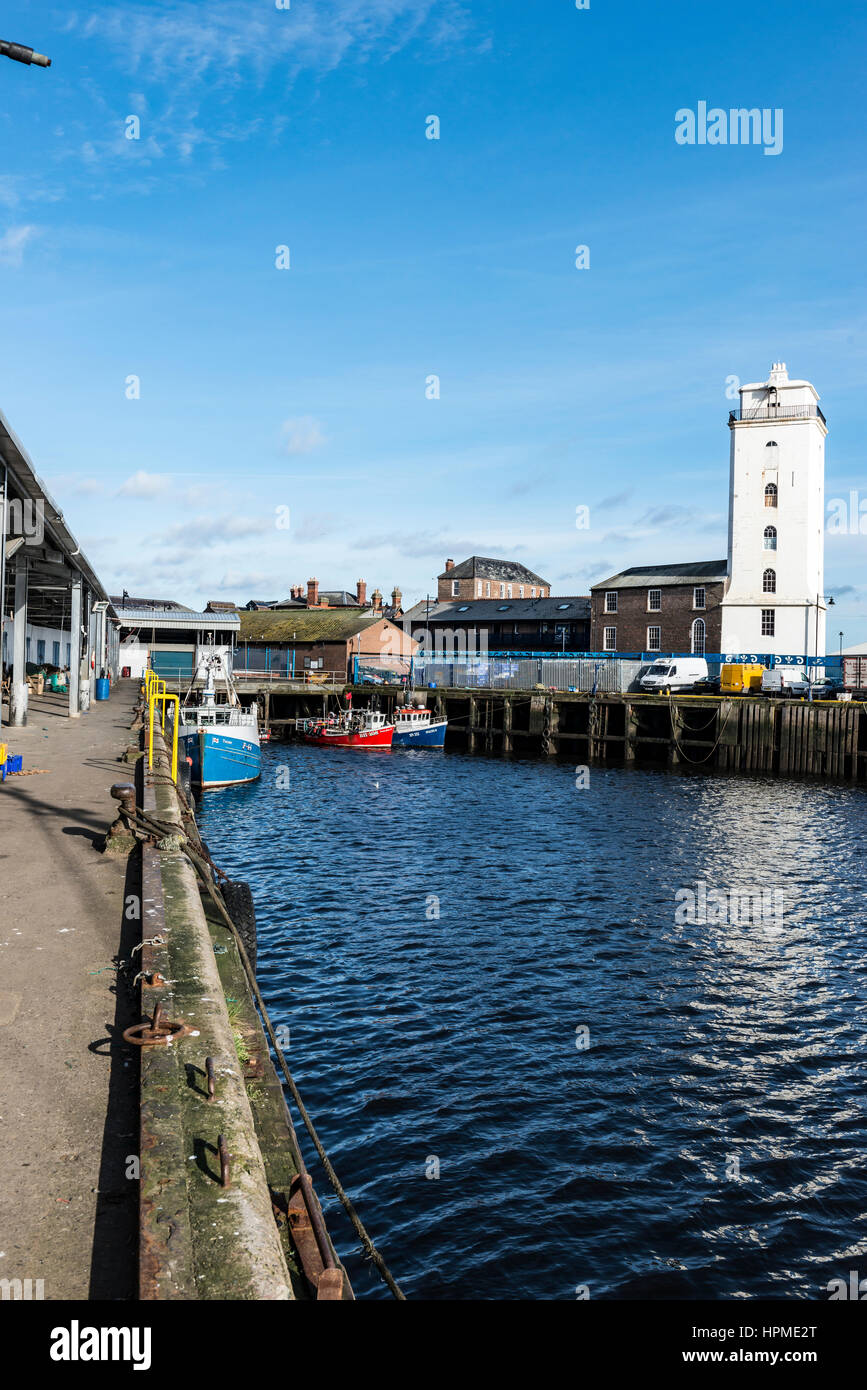 North Shields Fish Quay Stock Photo Alamy