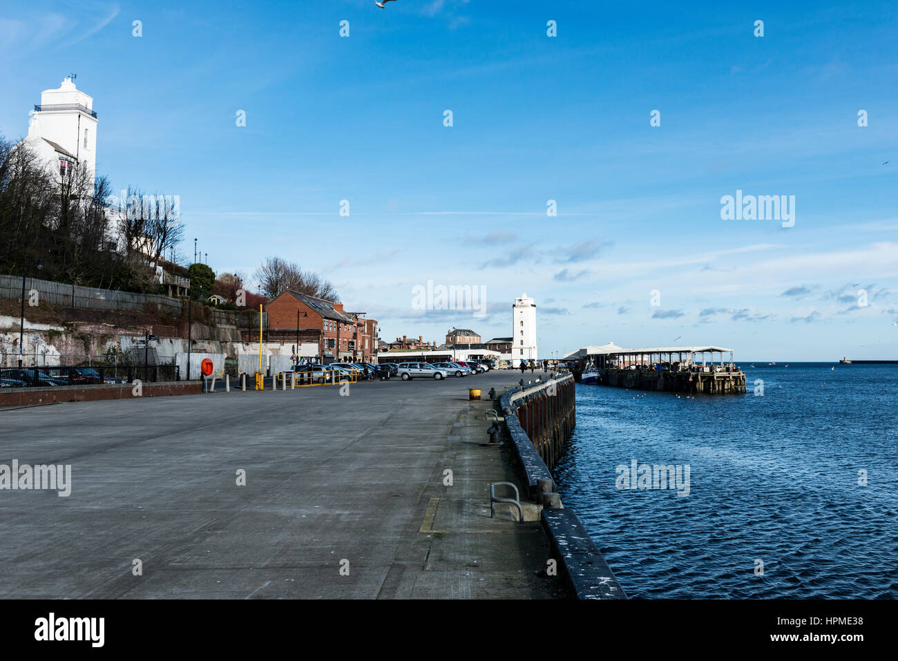 North Shields Fish Quay Stock Photo Alamy
