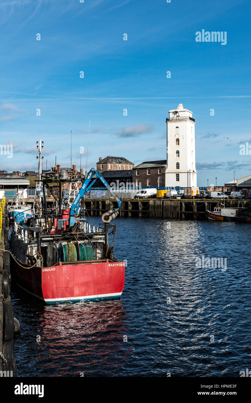 North Shields Fish Quay Stock Photo Alamy