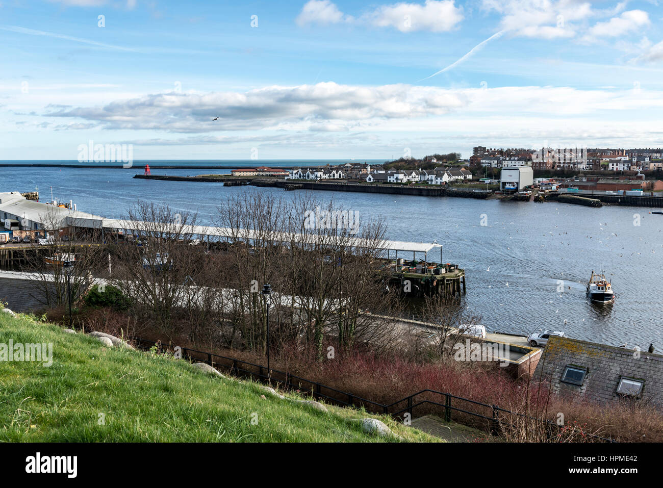 North Shields Fish Quay, North Tyneside Stock Photo Alamy