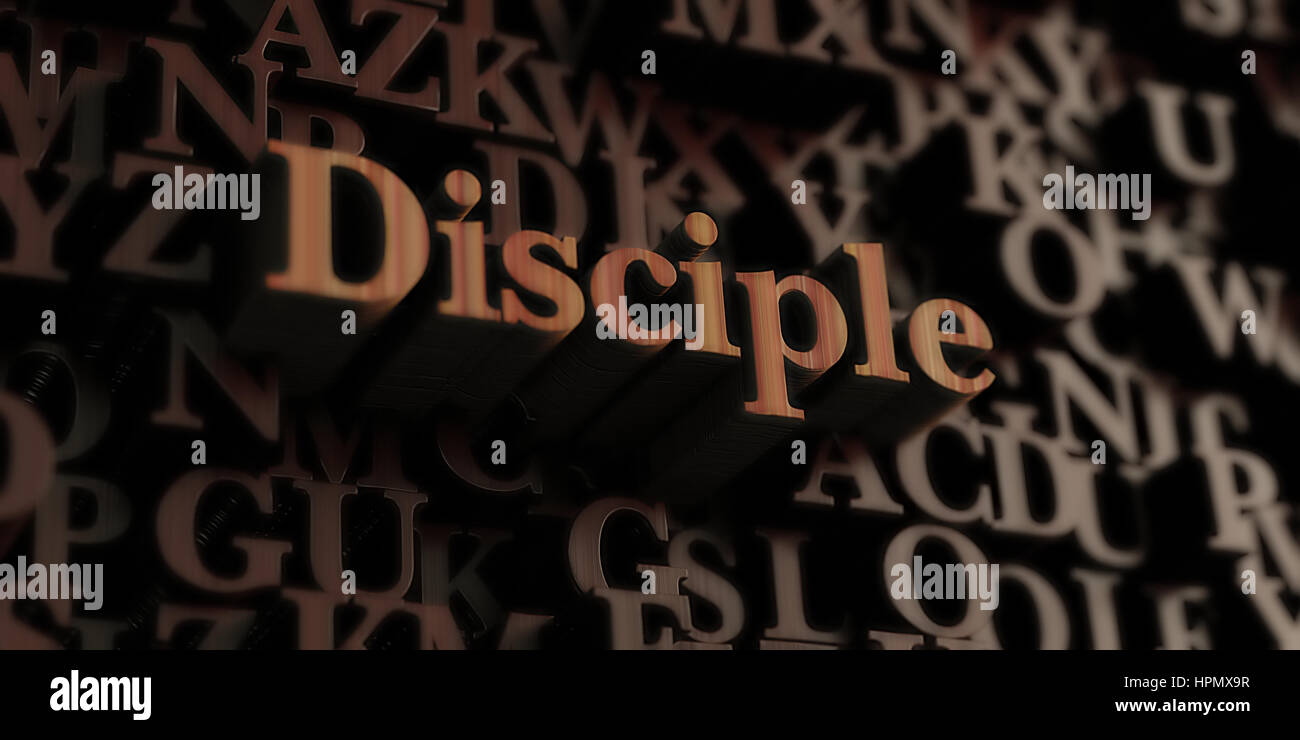 Disciple - Wooden 3D rendered letters/message. Can be used for an ...