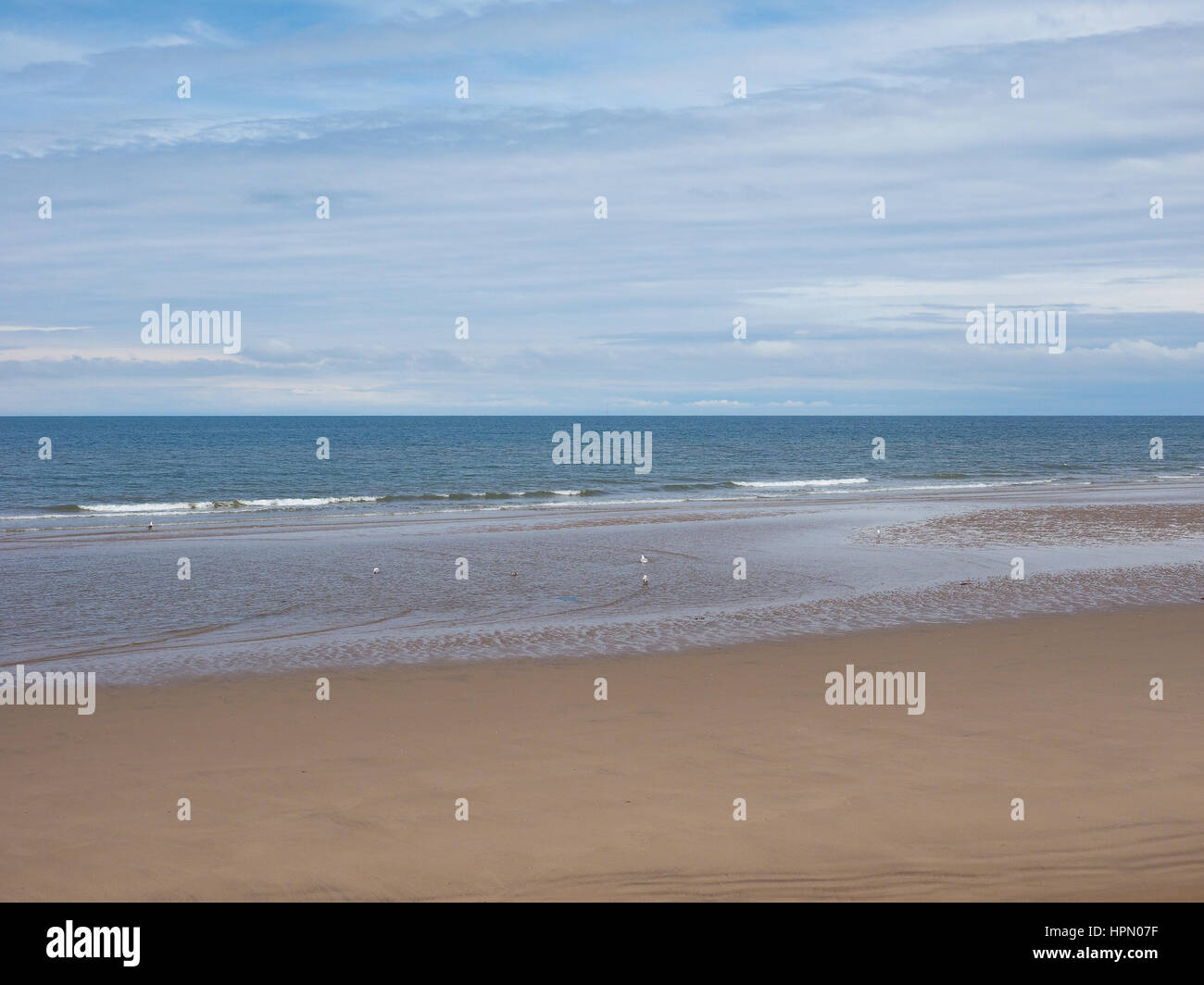 Empty sea seen from the beach useful as a background Stock Photo - Alamy