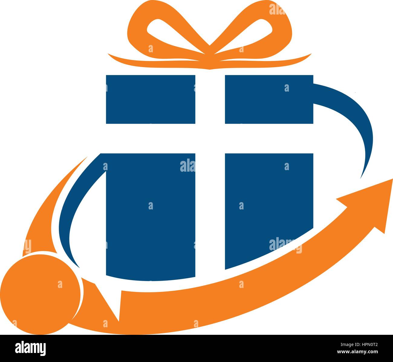 Gift Box Ribbon Stock Vector Image & Art - Alamy