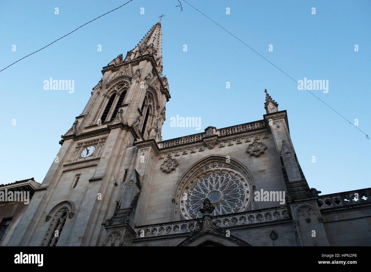 Bilbao, Basque Country, Spain: the Cathedral Basilica of Santiago, the ...