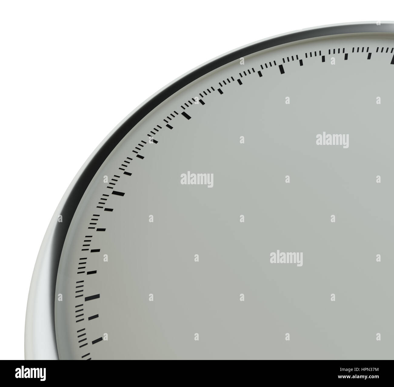 Clock face without numbers and arrows Stock Photo - Alamy