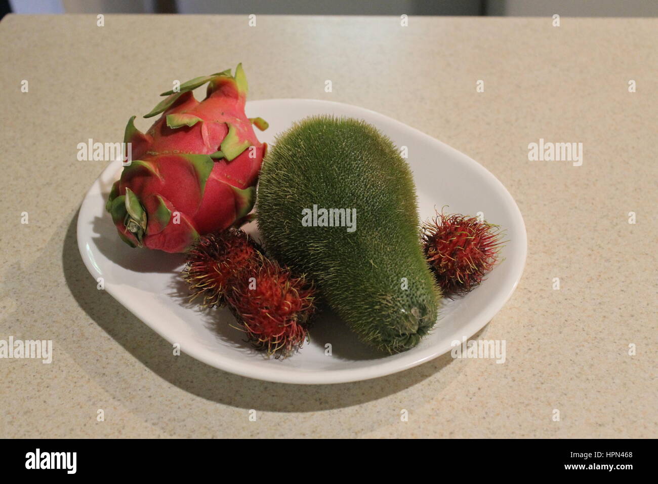 Spiky Fruit Stock Photo