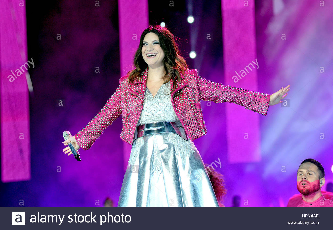 Laura Pausini Concert Stock Photos & Laura Pausini Concert Stock Images