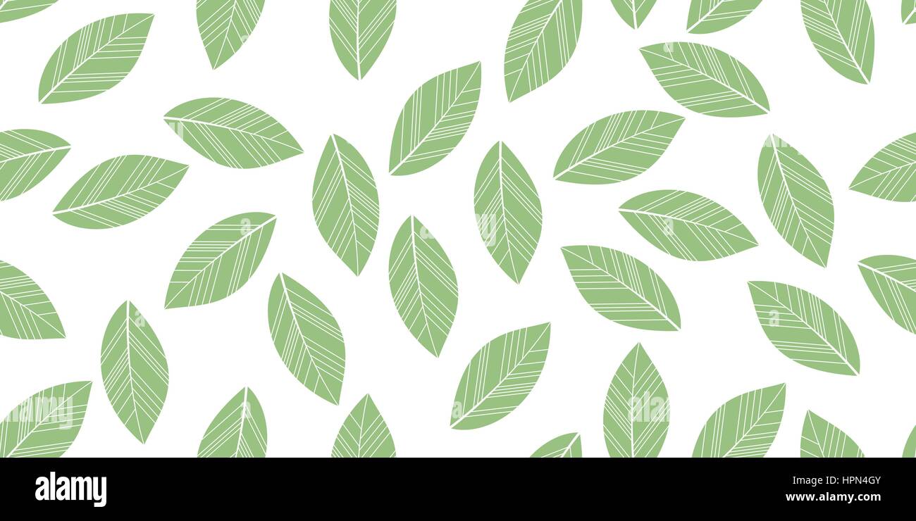 seamless leaves isolated Stock Vector Image & Art - Alamy