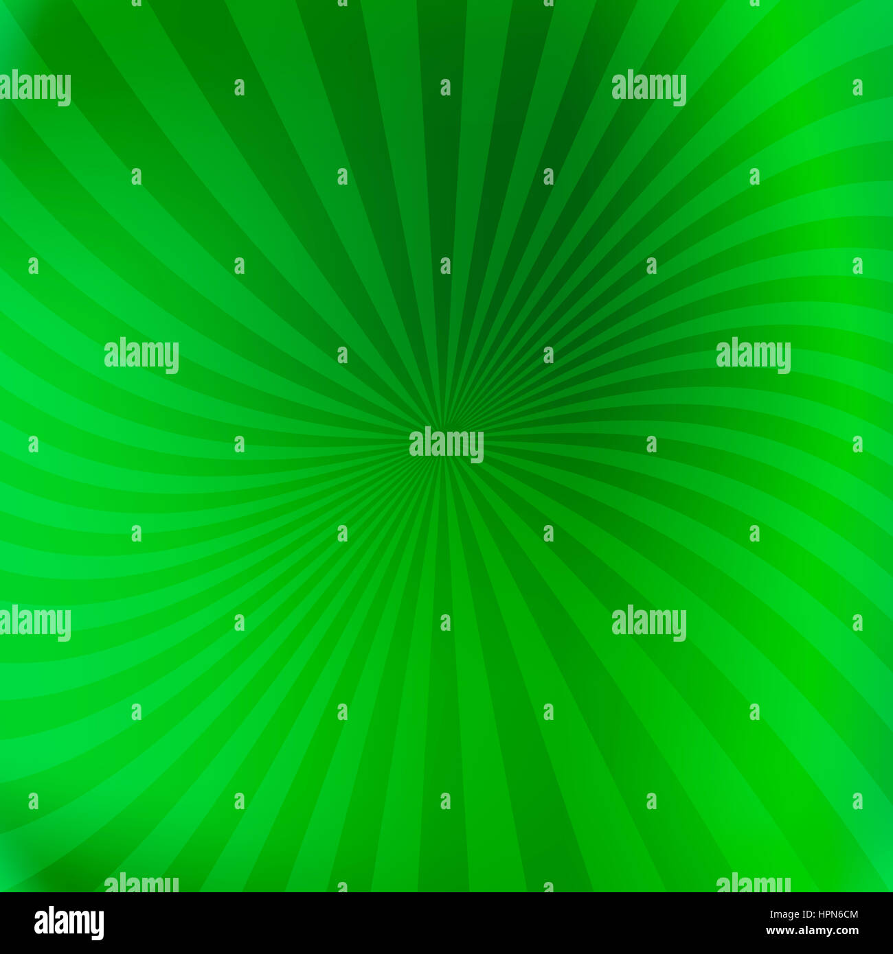 Green background with slightly swirling beams Stock Photo