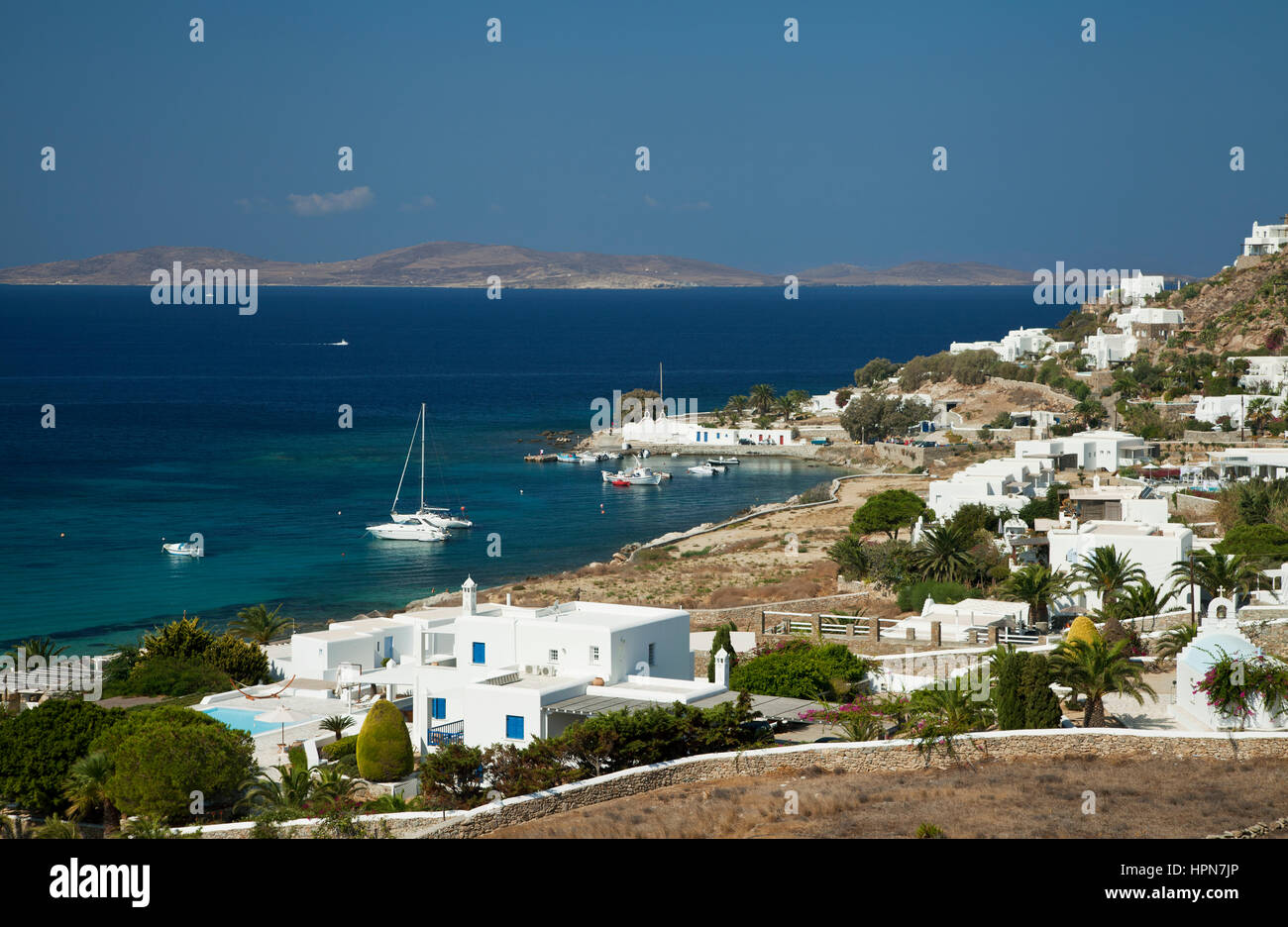 Village of Agios Ioannis, Mykonos, Greece Stock Photo - Alamy