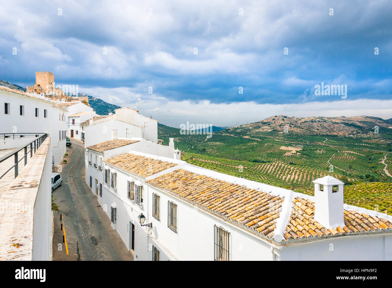 Village Zuheros, White Towns Of Andalusia, Province Córdoba, Spain 