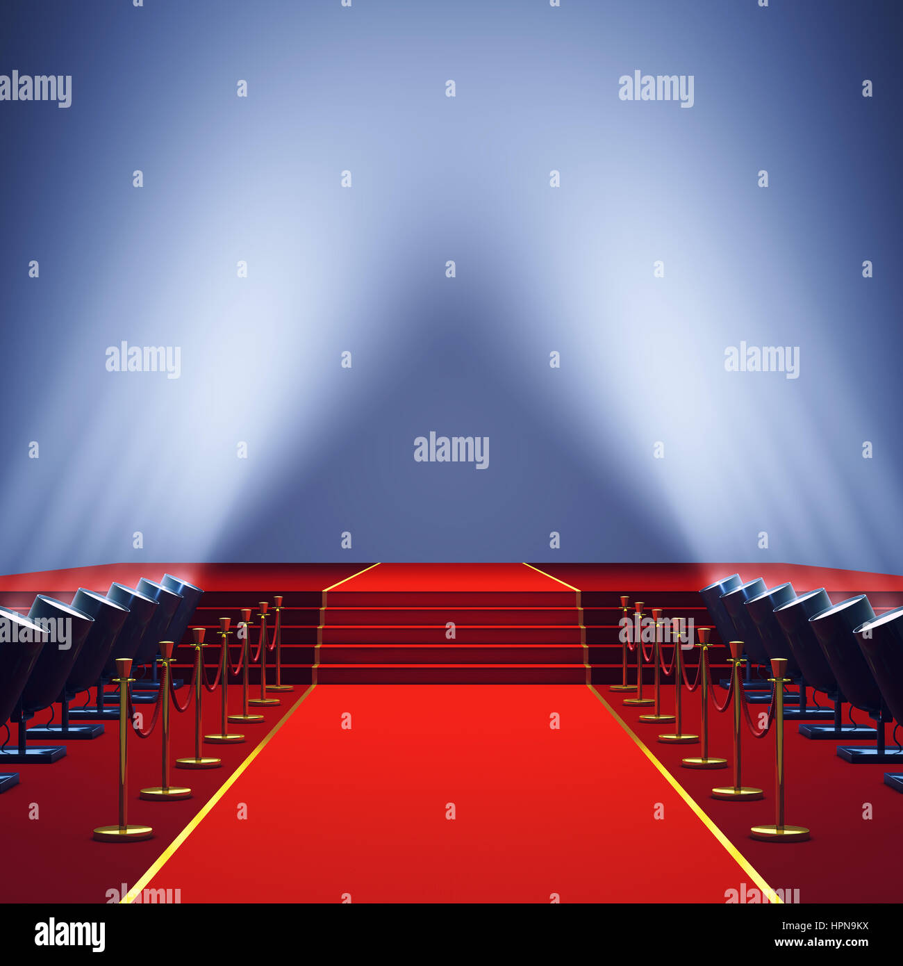 Red carpet with spotlights , Award ceremony , VIP event Stock Photo Alamy