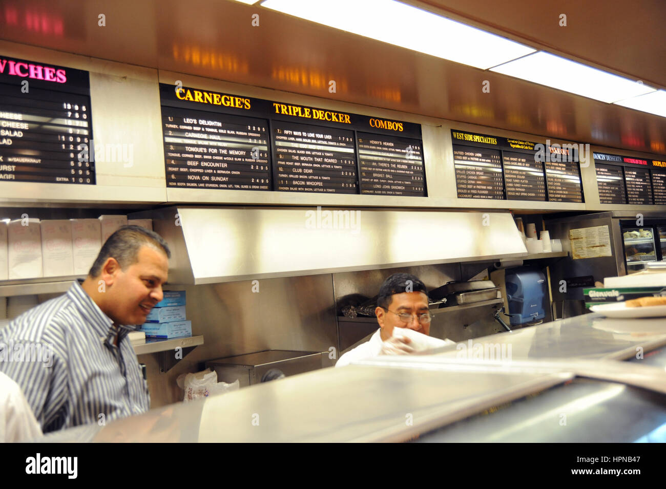 CARNEGIE DELI NYC Stock Photo