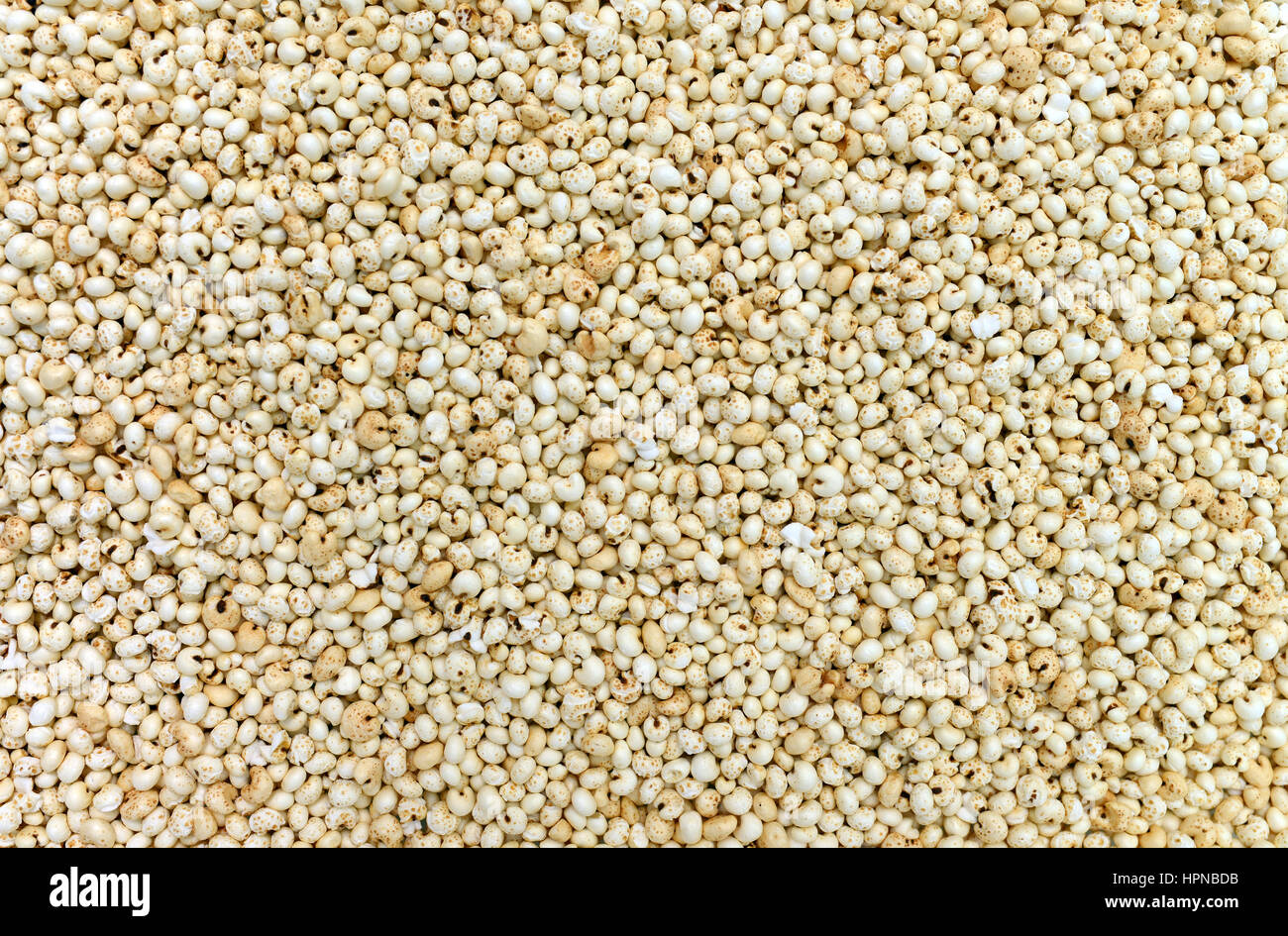 expanded millet seeds texture food pufarin pattern Stock Photo Alamy