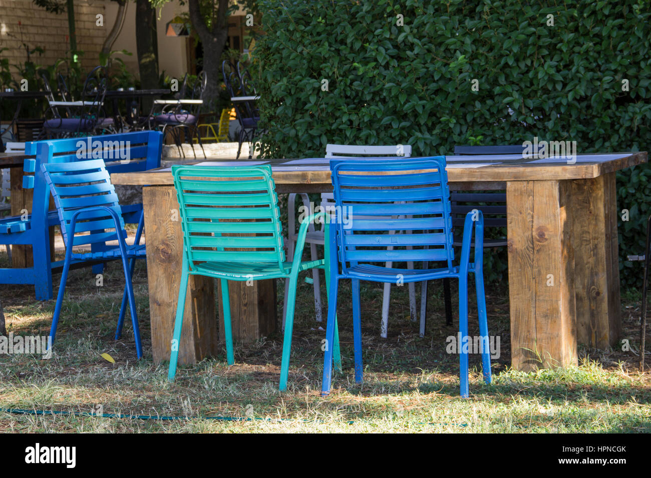 Plastic chair hires stock photography and images Alamy