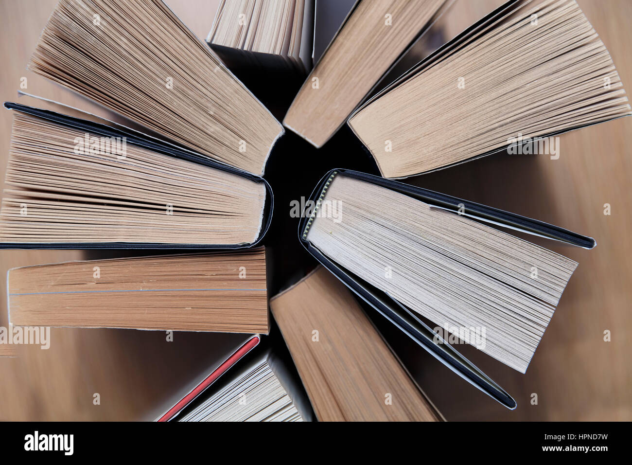 Abstract Book Angle Stock Photo